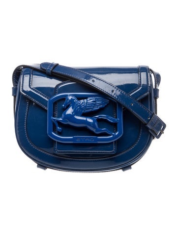 Etro Patent Leather Crossbody Bag