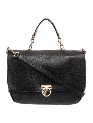 Leather Top Handle Bag