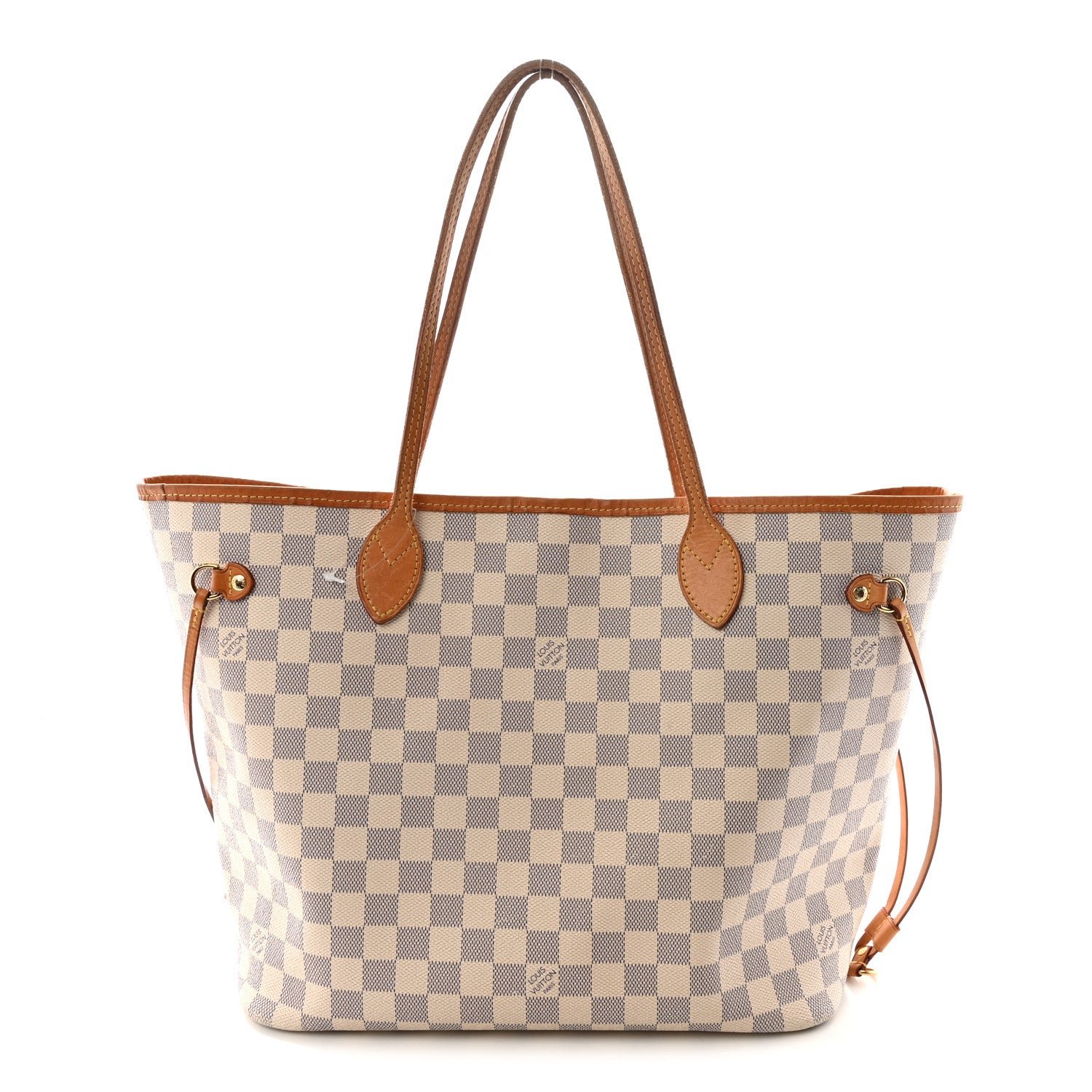 Louis Vuitton Damier Azur Neo Neverfull MM Rose Ballerine