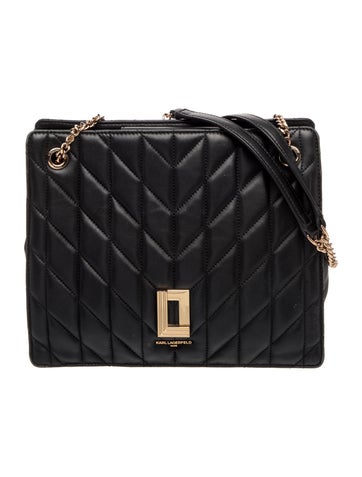 Karl Lagerfeld Leather Shoulder Bag