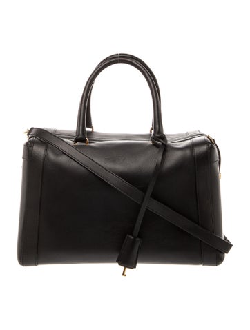 Leather Top Handle Bag