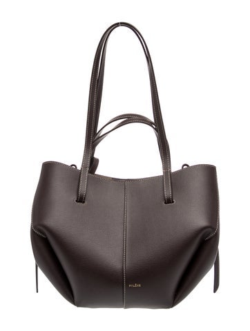 Leather Top Handle Bag