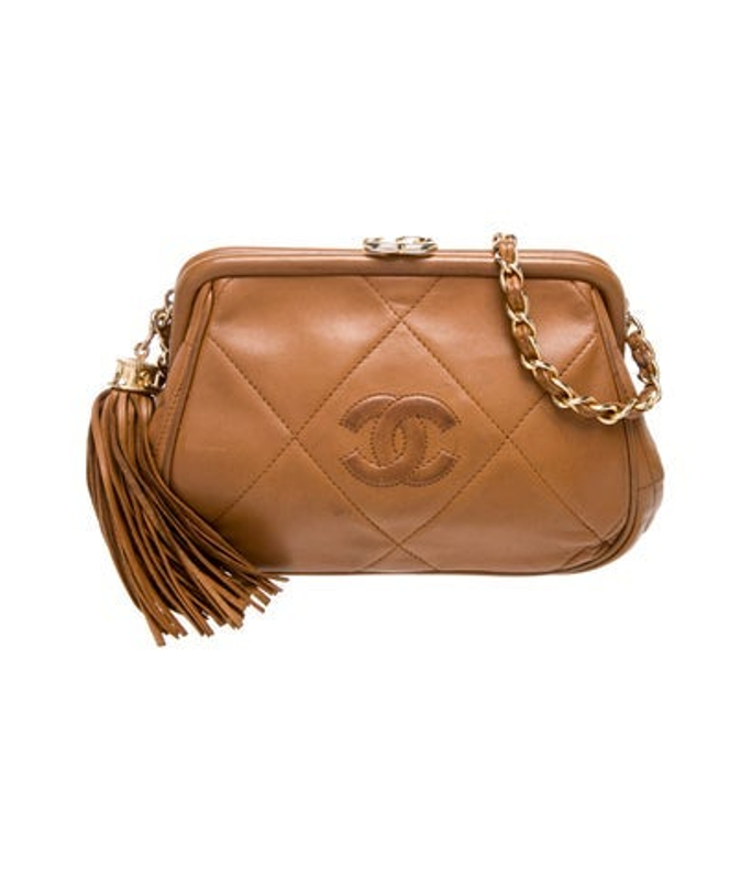Chanel Tassel Quilted Cc Crossbody Bag