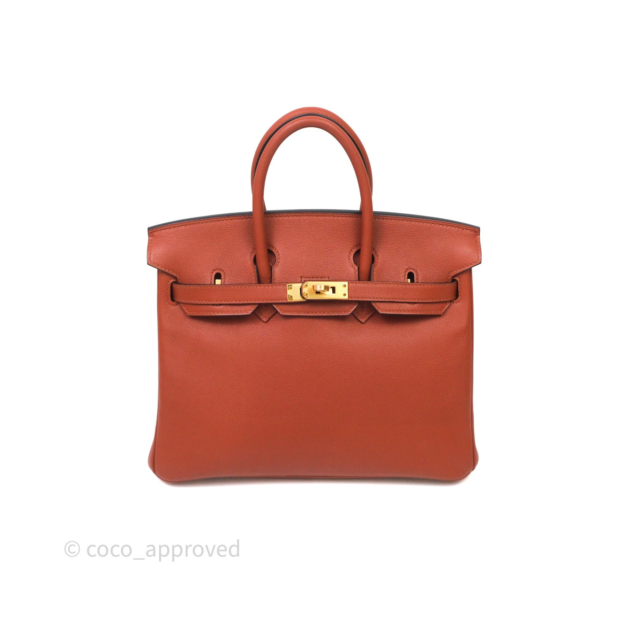 Hermes Birkin 25 Cuivre 6C TN Gold Hardware