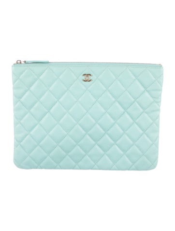 Medium Quilted O-Case Clutch