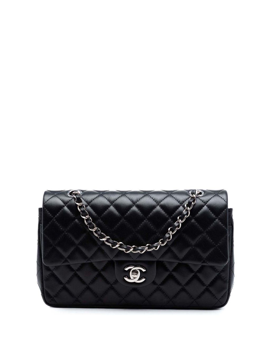 2014 Medium Classic Lambskin Double Flap shoulder bag