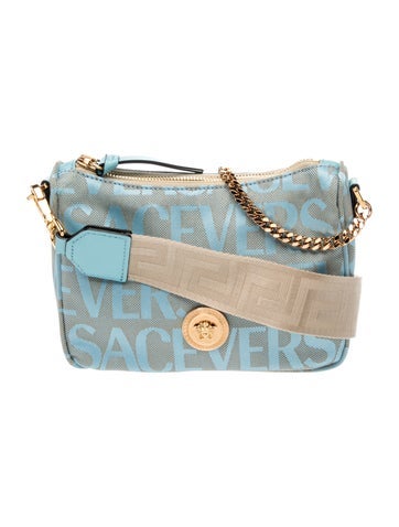 Versace Canvas Top Handle Bag