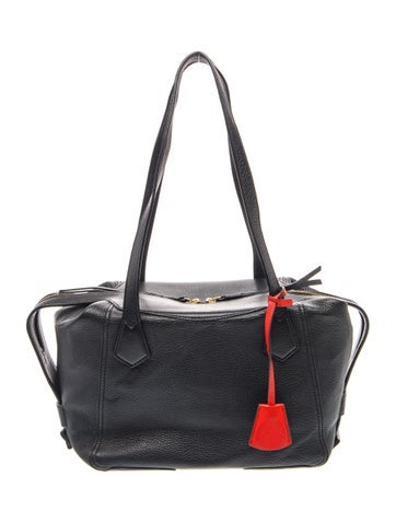 Leather Top Handle Bag