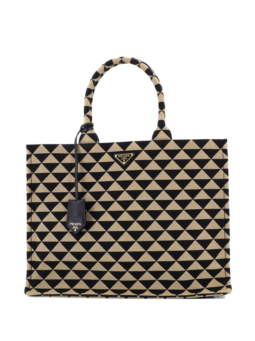 Symbole Shopper Jacquard Large tote bag
