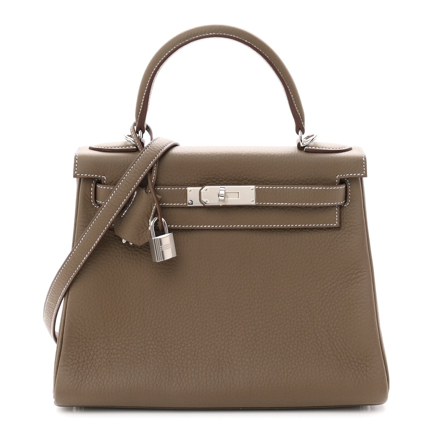 Hermes Togo Kelly Retourne 28 Etoupe