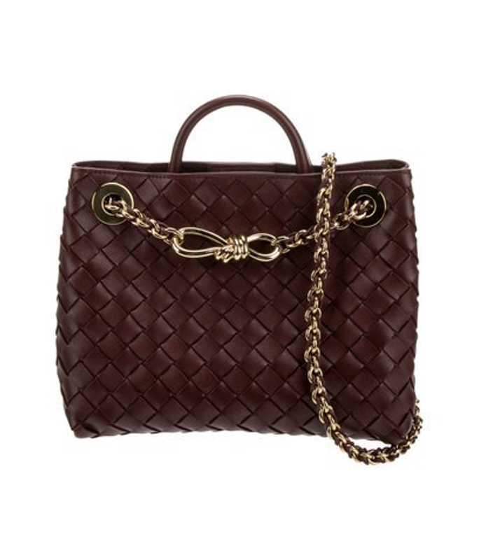 Bottega Veneta Veneta Intrecciato Andiamo Chain Top Small