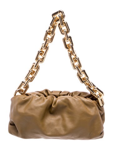 Bottega Veneta Leather Chain Pouch