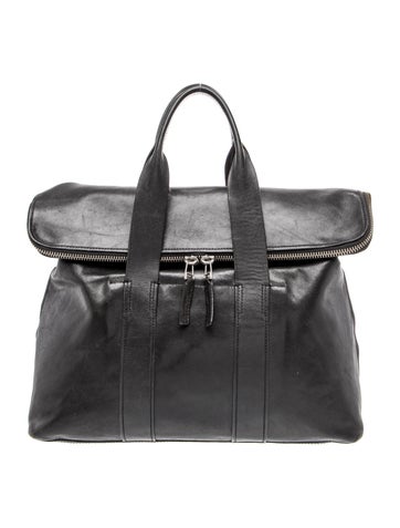 Leather Top Handle Bag
