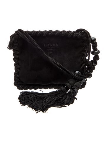 Prada Scamosciato Suede Shoulder Bag Vintage