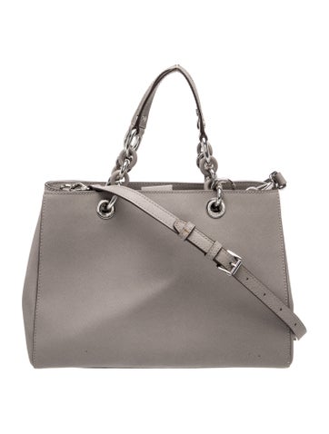 Michael Kors Saffiano Leather Top Handle Bag