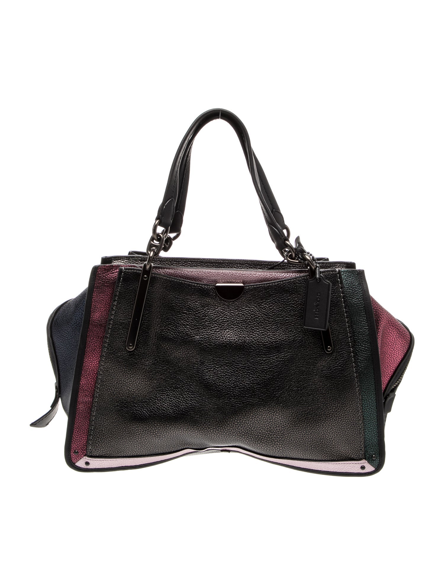 Leather Top Handle Bag
