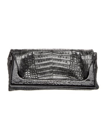 Nancy Gonzalez Crocodile Clutch