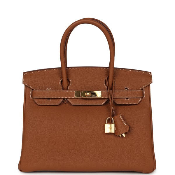 Hermes Birkin 30 Gold Togo Gold Hardware