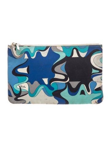 Emilio Pucci Leather Clutch