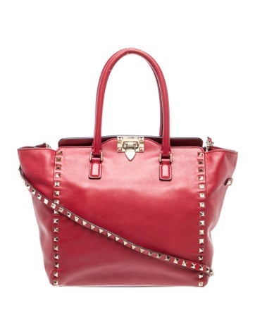 Valentino Rockstud Top Handle Bag