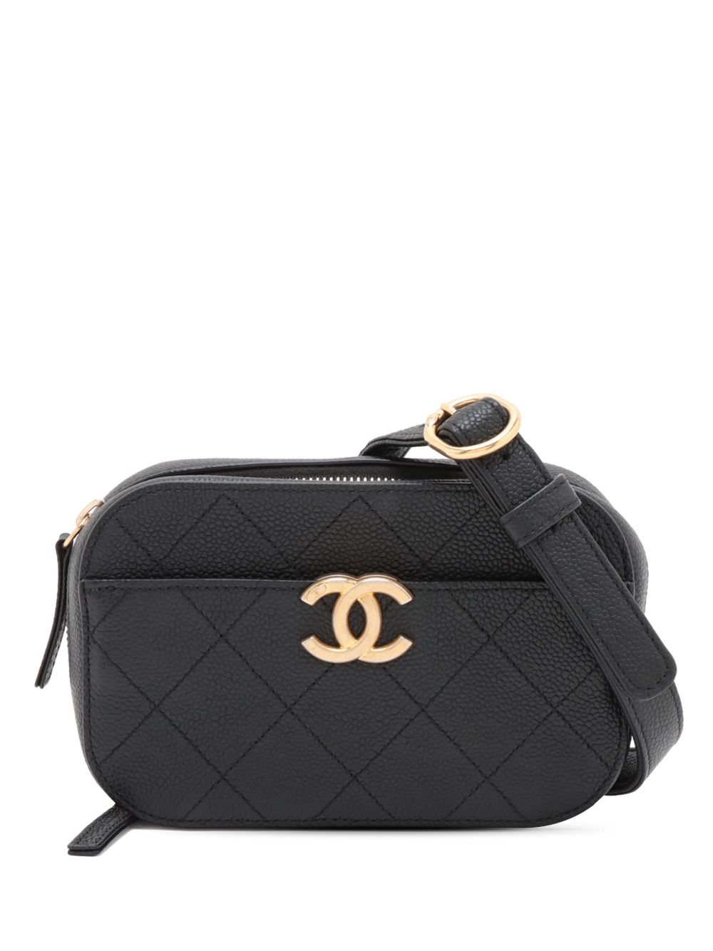 2019 CC Stitched Caviar Waist Bag belt bag