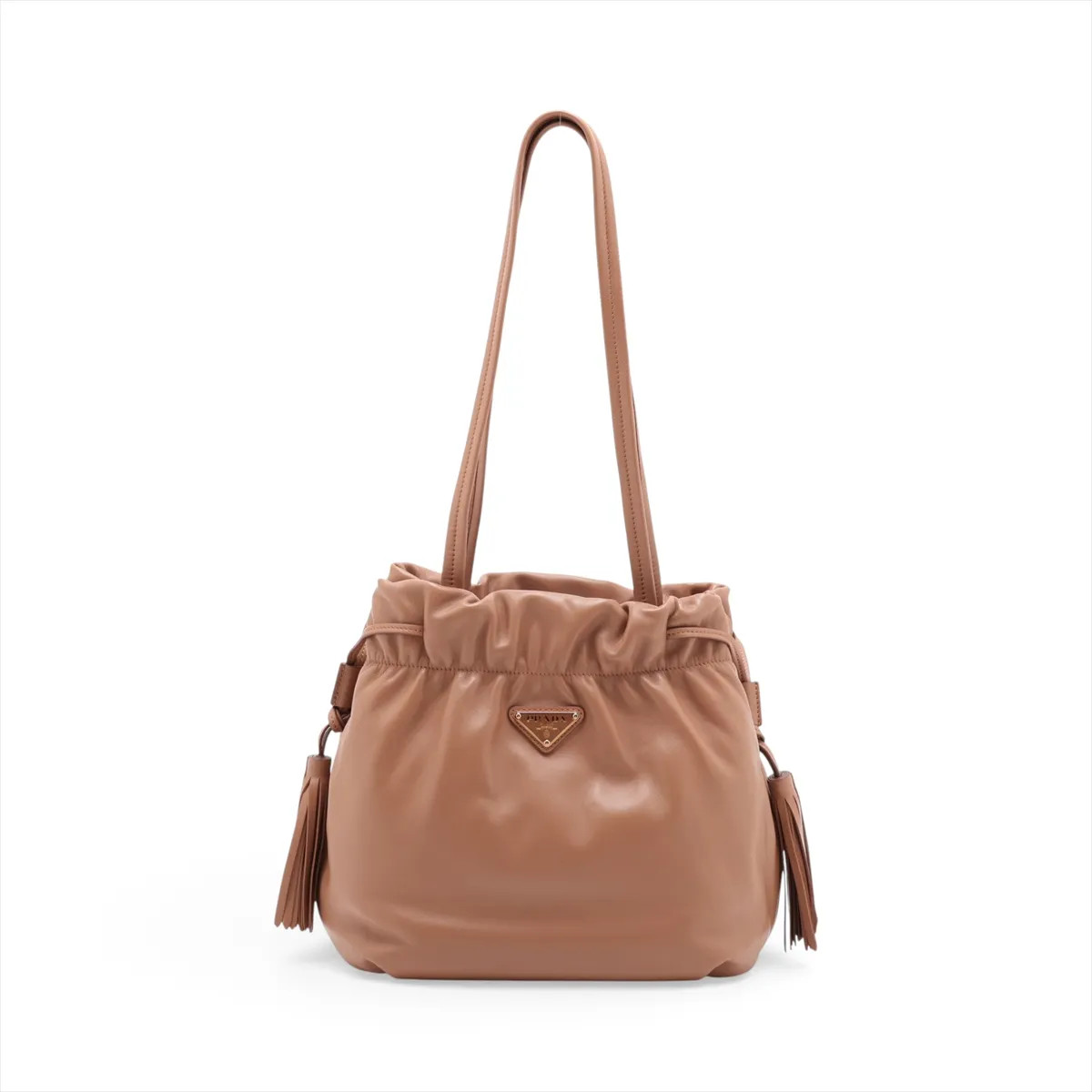 Prada Nappa Leather Shoulder bag Brown