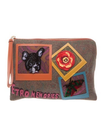 Etro Leather Clutch