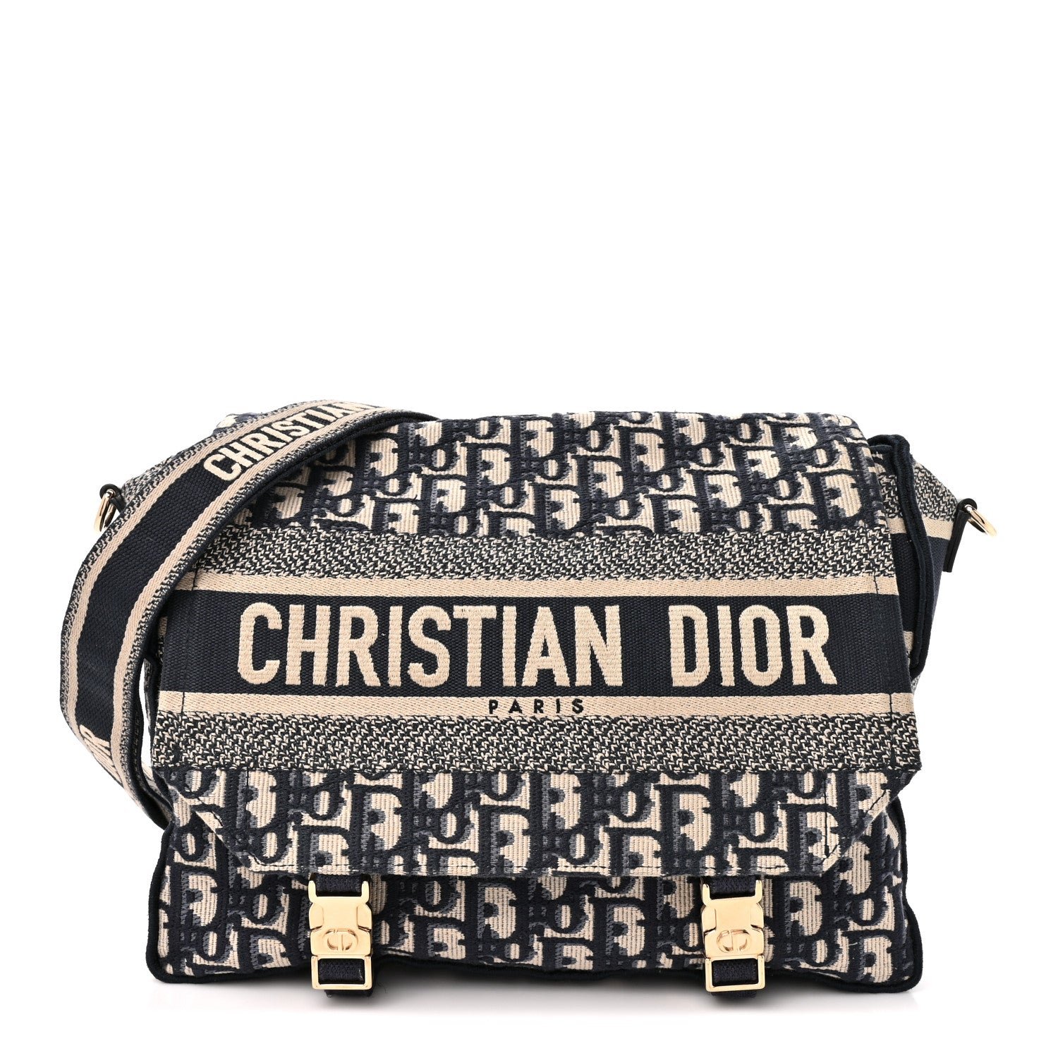 Christian Dior Oblique Medium Diorcamp Messenger Blue