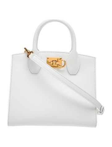 Ferragamo Leather Top Handle Bag