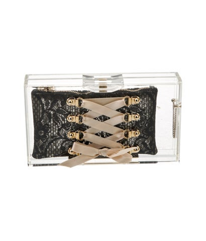 Charlotte Olympia Olympia Acrylic Minaudiere