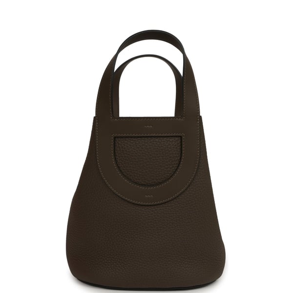 Hermes In-The-Loop 18 Vert Loden Clemence and Swift Gold Hardware