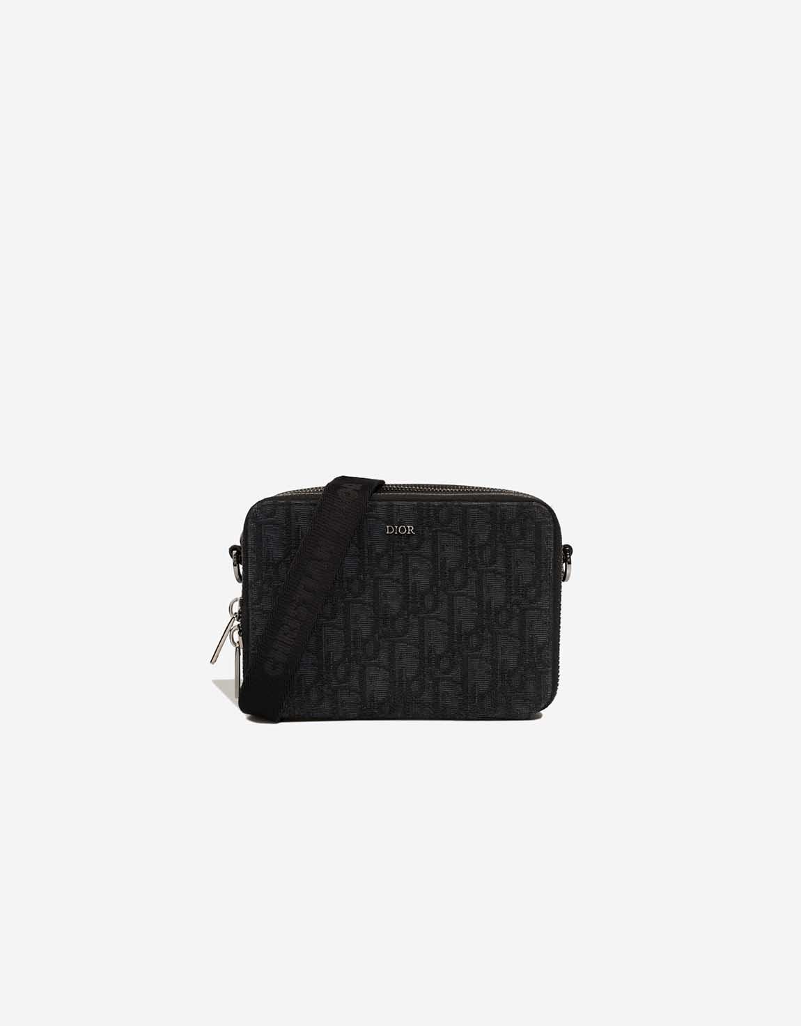 Dior 
		Pouch With Strap Canvas Black    