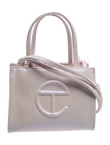 Vegan Leather Mini Tote Shopping Bag