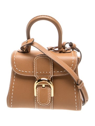 Leather Brillant Surpiqué w/ Strap Mini