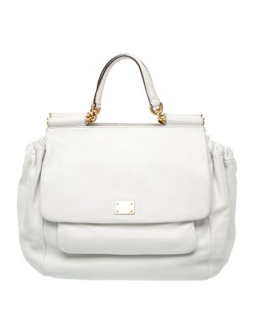 Leather Top Handle Bag