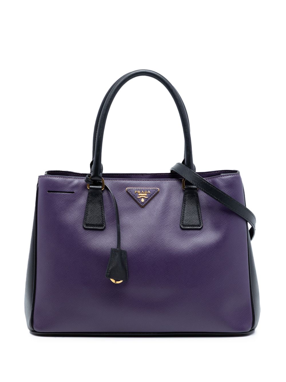 2010-2026 Medium Bicolor Saffiano Lux Galleria satchel