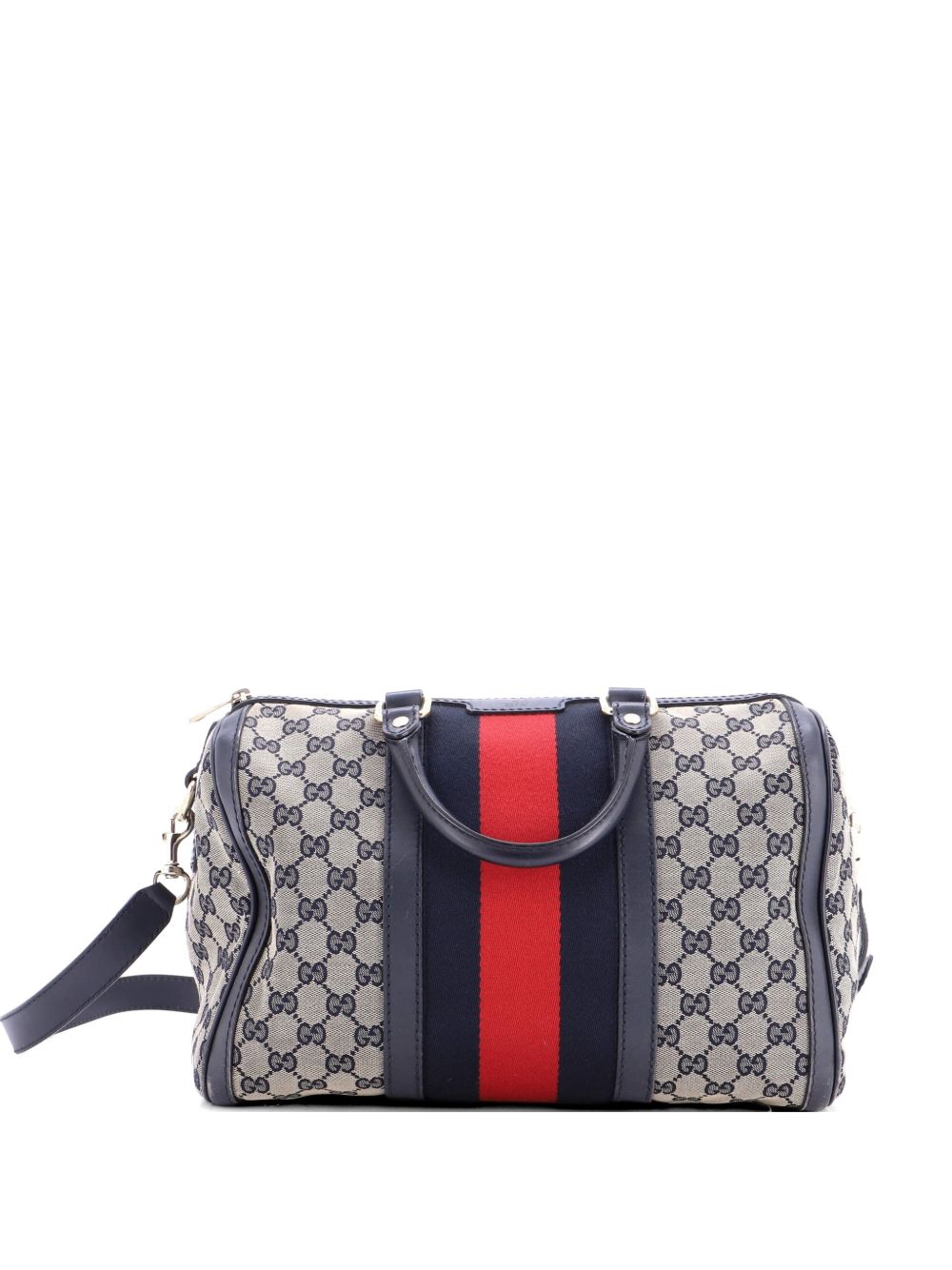 Vintage Web Boston Bag GG Canvas Medium satchel