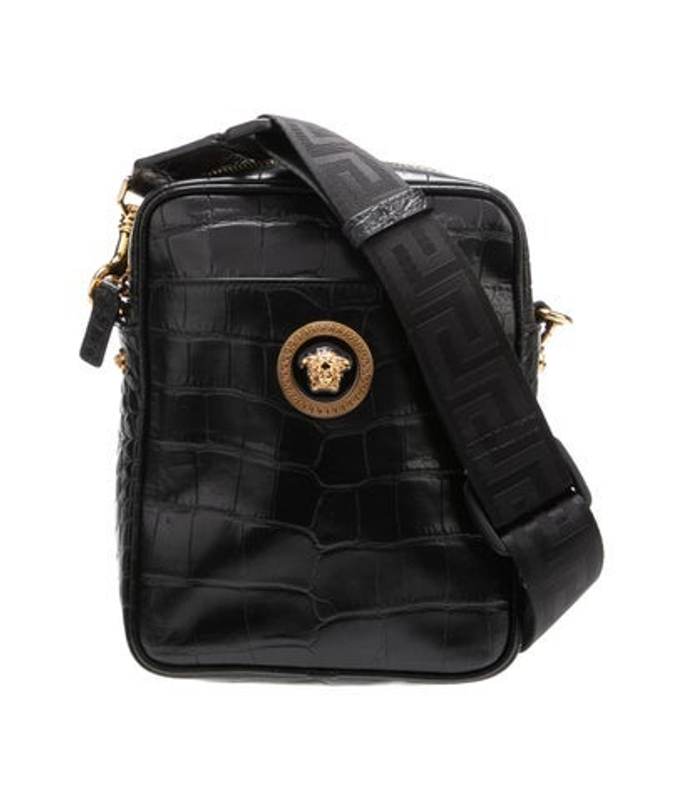 Versace Leather Crossbody Bag