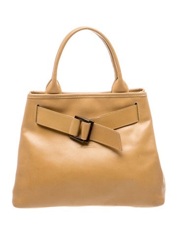 Leather Top Handle Bag