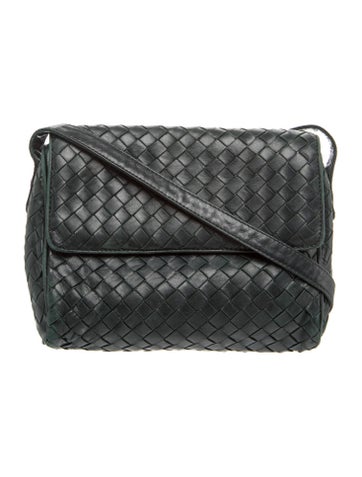 Intrecciato Flap Shoulder Bag