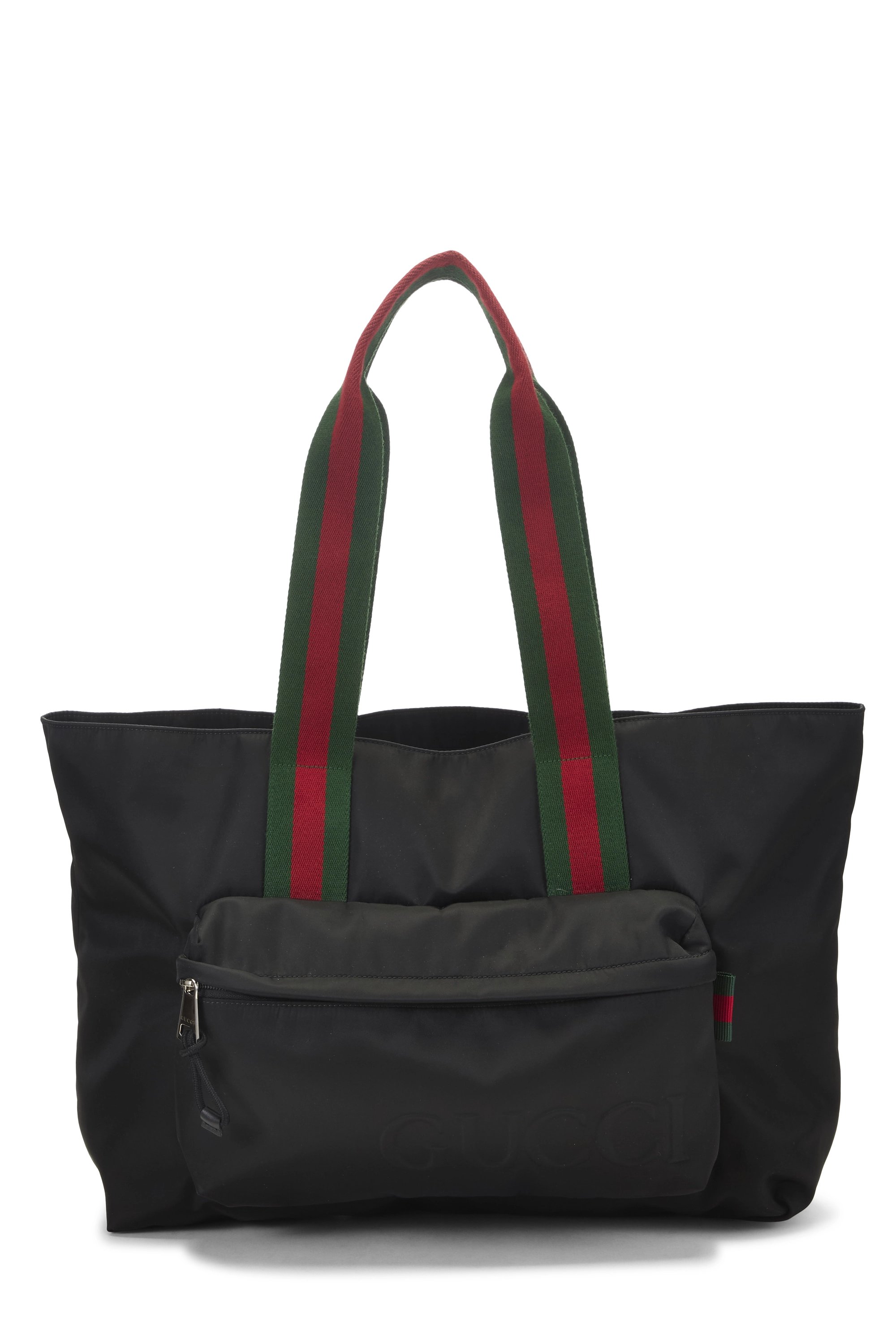 Black Nylon Tote Large