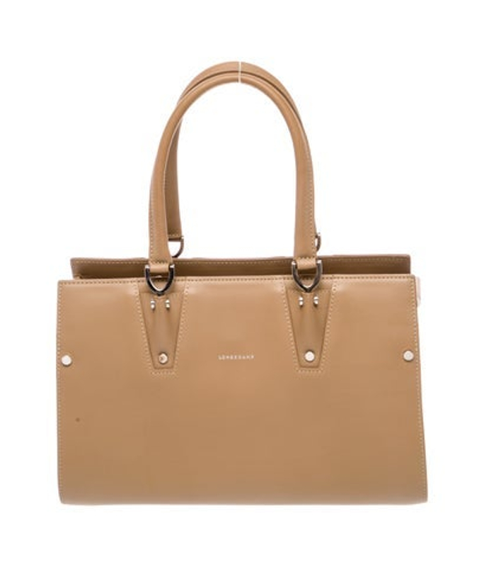 Longchamp Leather Top Handle Bag