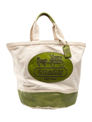 Coach Canvas Tote