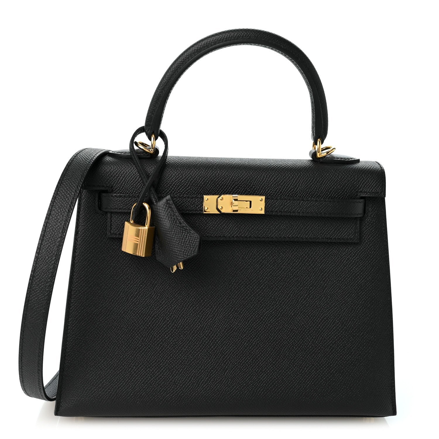 Hermes Epsom Kelly Sellier 25 Black