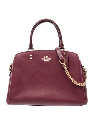 Leather Top Handle Bag