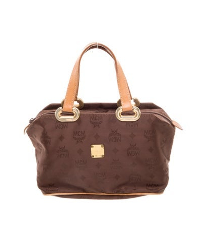 MCM Nylon Top Handle Bag