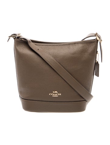 Coach Leather Messenger Bag
