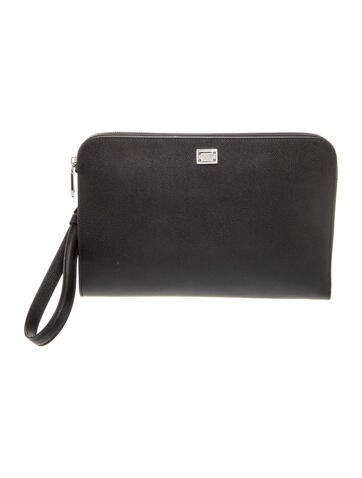 Dolce & Gabbana Calf Leather Portfolio