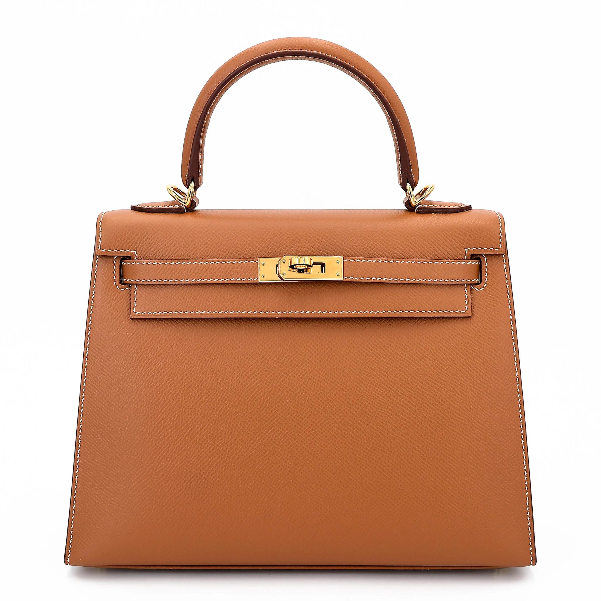 Excellent ( Rank SA ) HERMÈS Kelly 25 Sellier Gold (37) Epsom Gold hardware Z (2021)