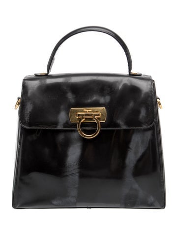 Leather Top Handle Bag